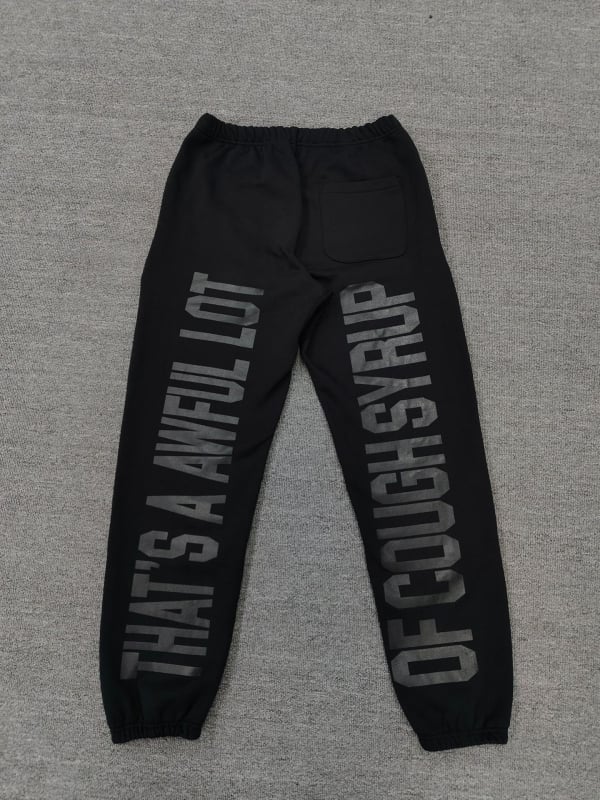 Muške opuštene hlače od pamuka s flecom i tiskom slova, zimsko razdoblje, blaga rastezljivost, srednje niska struk