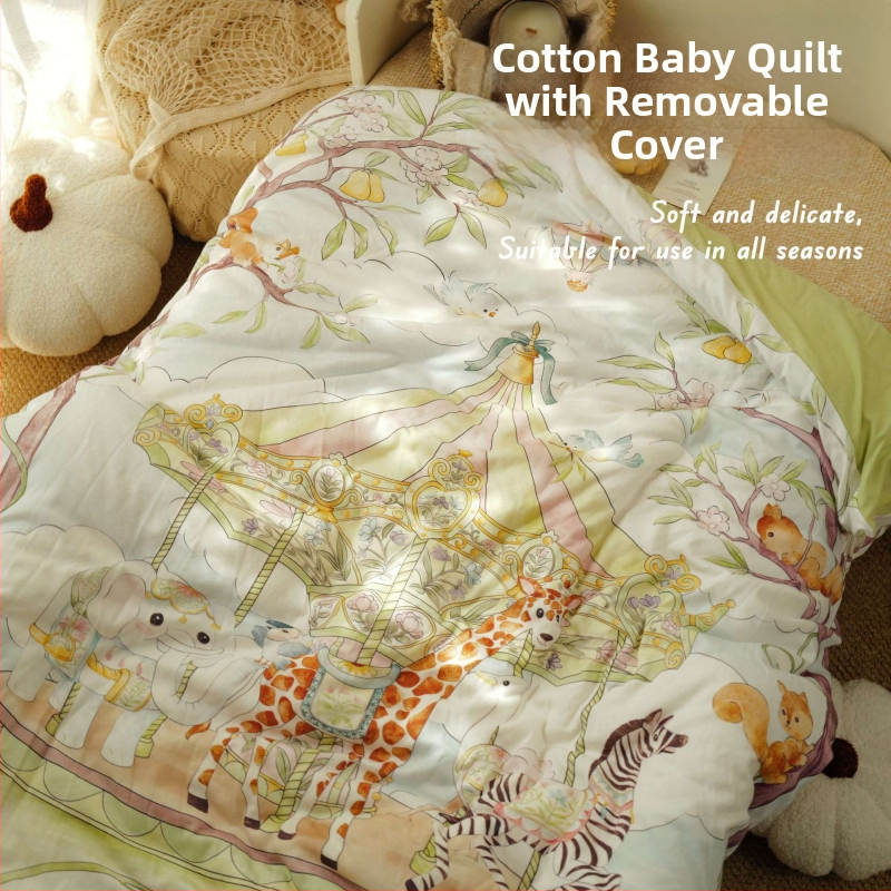 Novorodenecká deka — čistá bavlna, bavlnená výplň, hmotnosť do 0,5 kg, pre novorodencov, jar a jeseň