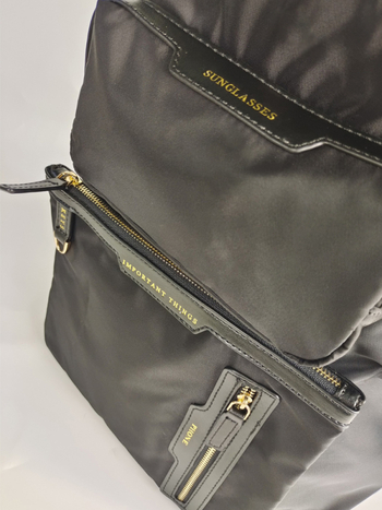 Unisex ruksak za prijenosno računalo od najlona s kožnim detaljima, kapacitet ispod 20 L, prozračan, vodootporan, protiv krađe, otporan na rezanje, naramenice s zračnim jastukom, podstava od pamuka