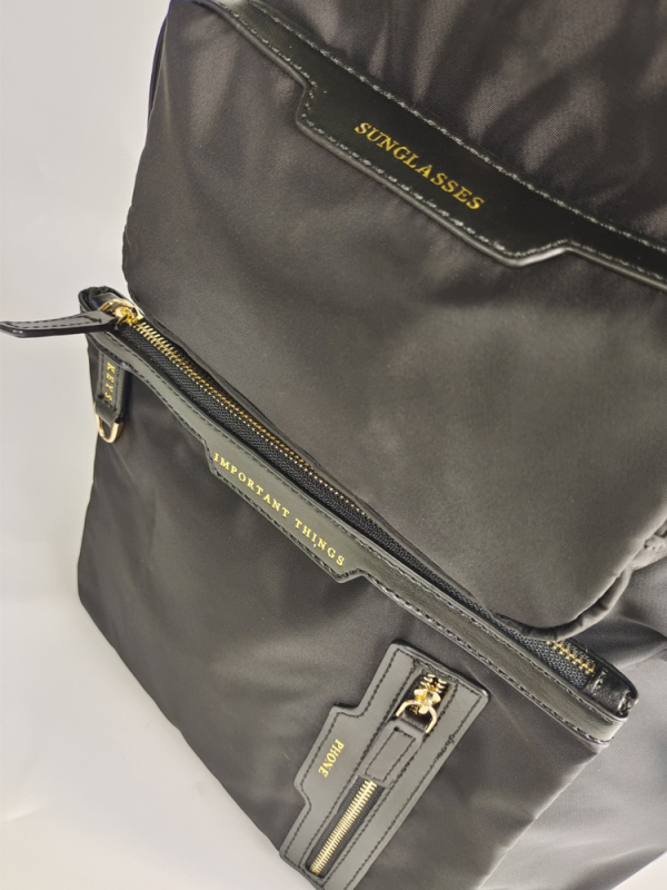 Unisex ruksak za prijenosno računalo od najlona s kožnim detaljima, kapacitet ispod 20 L, prozračan, vodootporan, protiv krađe, otporan na rezanje, naramenice s zračnim jastukom, podstava od pamuka