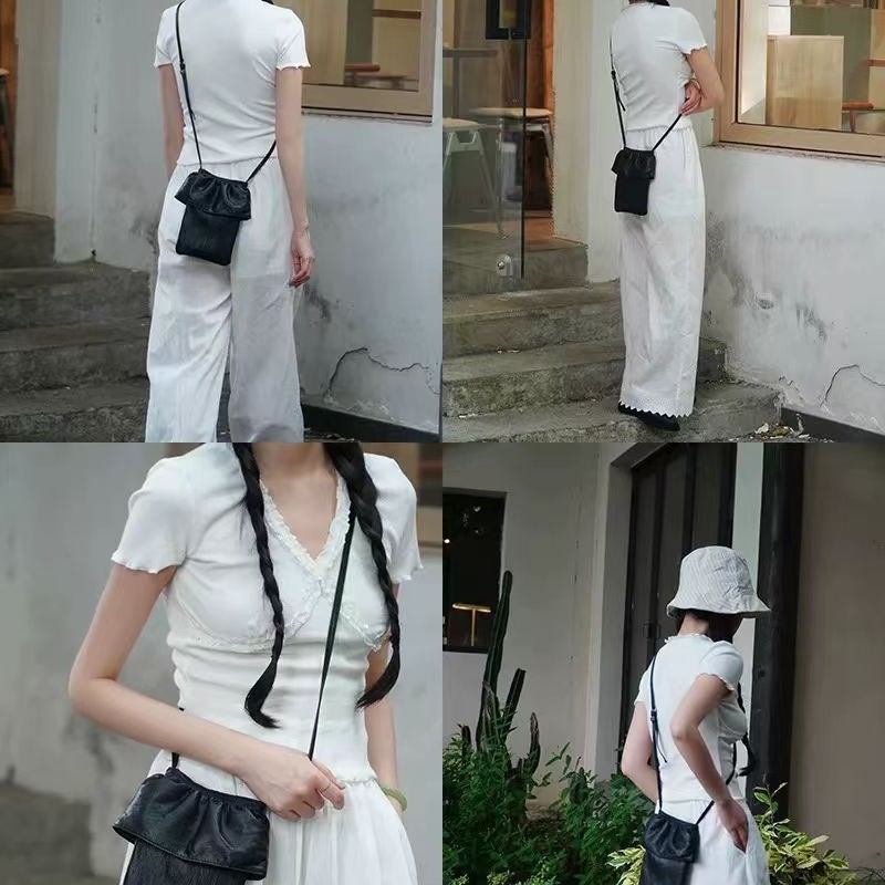 PU crossbody torba, gradski stil, horizontalno kvadratni oblik, poliester podstava, zatvaranje pokrivenim otvorom, unutarnji džepovi: zip džep, džep za telefon i ID, ljeto 2025