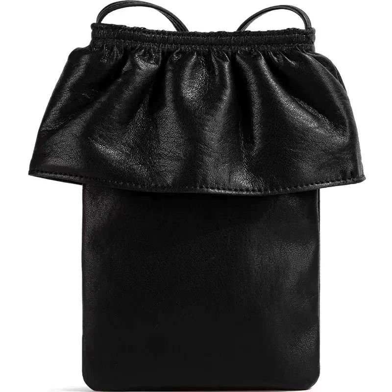 PU crossbody torba, gradski stil, horizontalno kvadratni oblik, poliester podstava, zatvaranje pokrivenim otvorom, unutarnji džepovi: zip džep, džep za telefon i ID, ljeto 2025