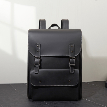 Muški ruksak PU | Marka: Tislandqi, Kapacitet 20-35 L, Vodootporan, Uzorak: Jednobojan