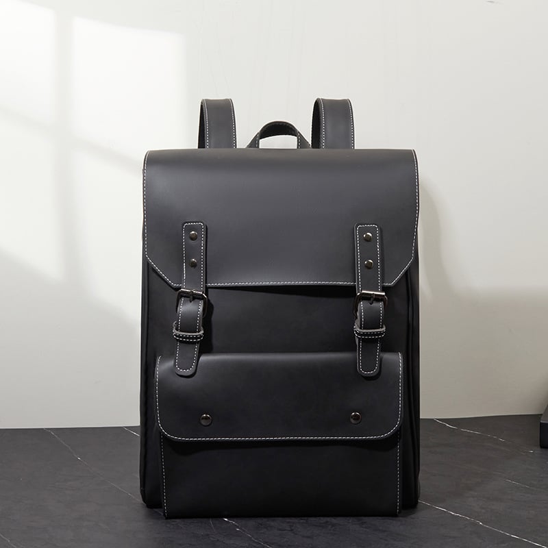 Muški ruksak PU | Marka: Tislandqi, Kapacitet 20-35 L, Vodootporan, Uzorak: Jednobojan