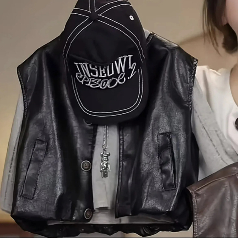 Dječja vesta, casual stil, 100% poliester, obična debljina, jesen 2025