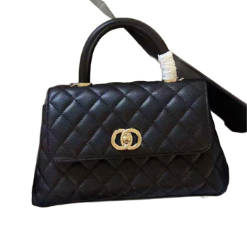 Unisex kožna torba od prave kože s dijamantnim šivanjem, crossbody stil, podstava od platna