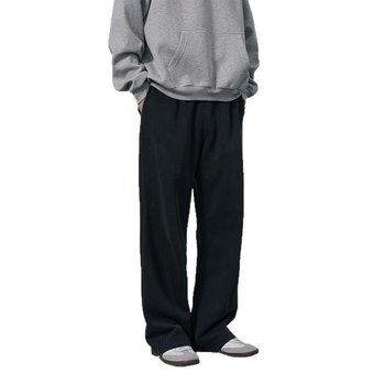 Ravne sportske hlače s Cupro vlaknom, srednji struk, debeli materijal, proljeće 2024