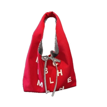 Platnena Tote torba velike kapacitete s kontrastnim prugama, horizontalni kvadrati oblik, podstava od poliestera, otvoreni vrh, džep za telefon