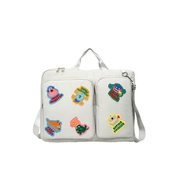 Torba za prijenosno računalo, ulični stil, prijenosna aktovka, prozračna Oxford tkanina, poliester podstava, unisex