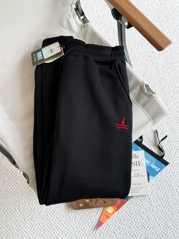 VIVI Unisex zimske duge hlače s Alpaca Fleece, 95% pamuk, srednje visoki pojas, ravni kroj