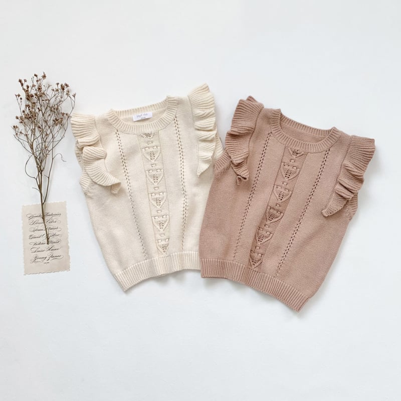 Djevojački pleteni prsluk-pulover, 97% pamuk, pleteni materijal, 12–14 očiju na 3 cm, za dob 3–8 godina