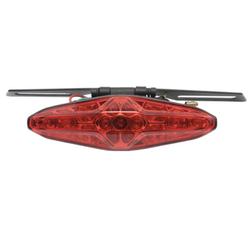 Motociklističko LED stražnje svjetlo komplet QSY044, 12V, 2W, univerzalna kompatibilnost, plastično kućište