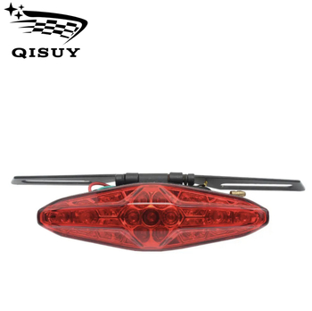 Motociklističko LED stražnje svjetlo komplet QSY044, 12V, 2W, univerzalna kompatibilnost, plastično kućište