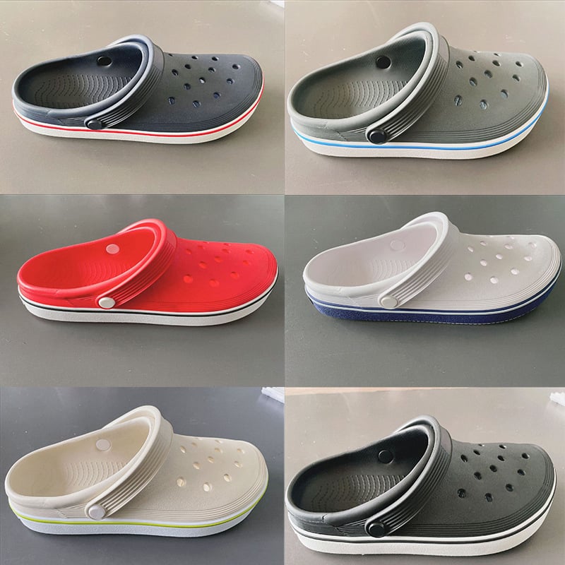 Перфорирани мъжки сандали - Casual Slip-On, EVA горна част и EVA подметка, пролет 2025, 18–40 г.