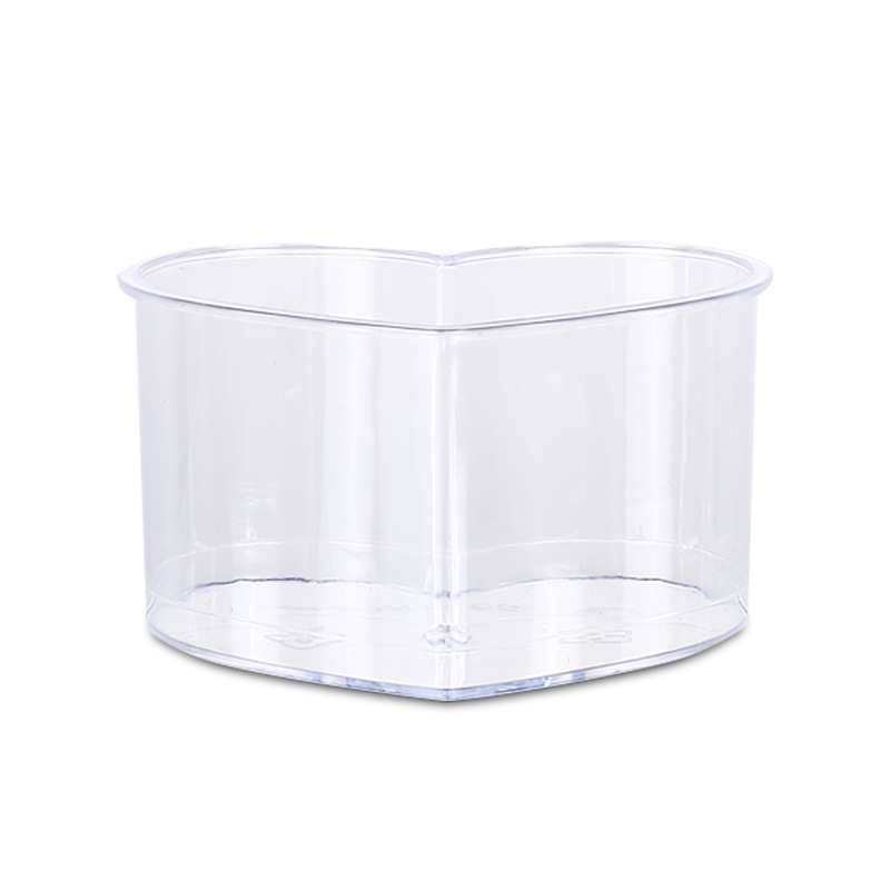 Cupe mousse de unică folosință, design îngroșat, cupă creativă de jeleu pentru deserturi, model 7770, plastic PS, cu capac, pentru ambalarea alimentelor