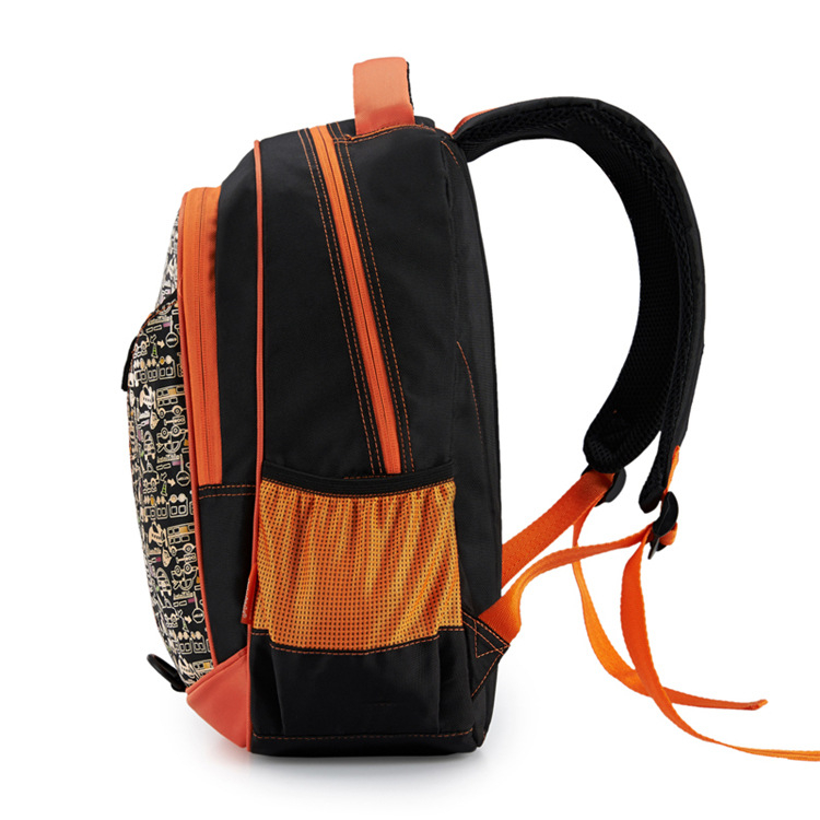 Muški školski ruksak s motívom automobila, 3D dizajn, ultralak poliester, za 1. i 2. razred, s zaštitom kralježnice