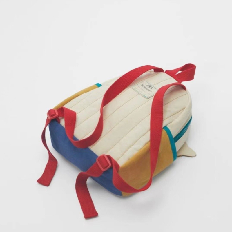 Patchwork platneni ruksak s izvezenom planetom, sladak ruksak za vrtić (Air-Cushion Strap, Kindergarten, Spring 2025)