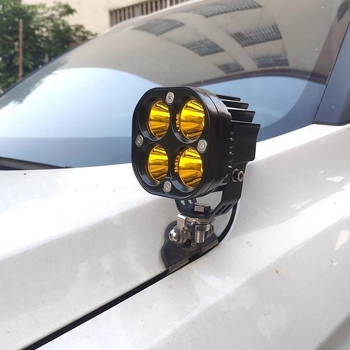 BJ40 LED reflektor za A-stup — off-road prednja bar svjetlo s dizajnom četverolistne djeteline, PC kućište, 8V, bez ugradnje