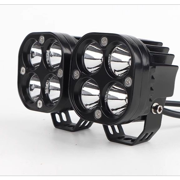BJ40 LED reflektor za A-stup — off-road prednja bar svjetlo s dizajnom četverolistne djeteline, PC kućište, 8V, bez ugradnje