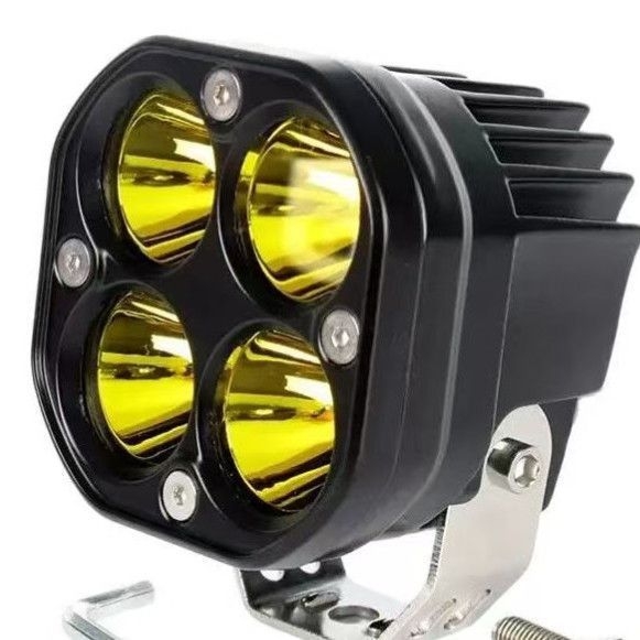 BJ40 LED reflektor za A-stup — off-road prednja bar svjetlo s dizajnom četverolistne djeteline, PC kućište, 8V, bez ugradnje