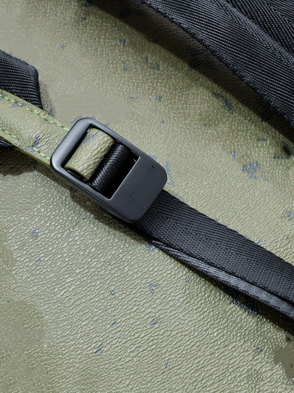 Unisex PVC ruksak za putovanja, kapacitet 20–35 L, pretinac za 9-inčni laptop, platnena podstava, naramenice s zračnim jastučićem