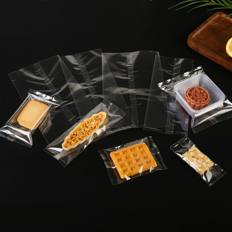 Pungi transparente cu sigilare centrală pentru alimente - sigilare termică, material compozit, mai multe seturi