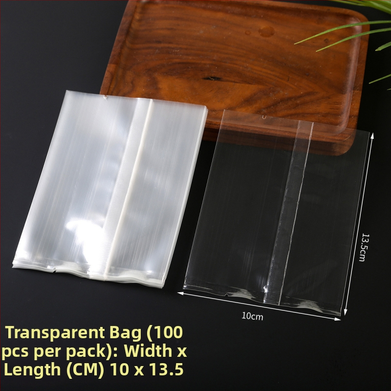 Pungi transparente cu sigilare centrală pentru alimente - sigilare termică, material compozit, mai multe seturi