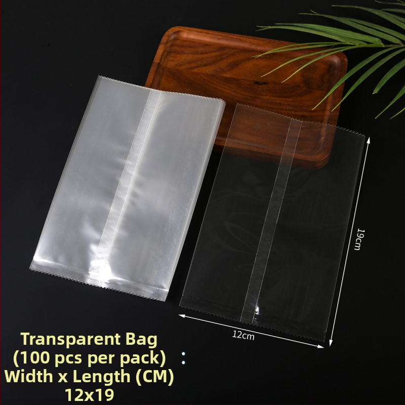 Pungi transparente cu sigilare centrală pentru alimente - sigilare termică, material compozit, mai multe seturi