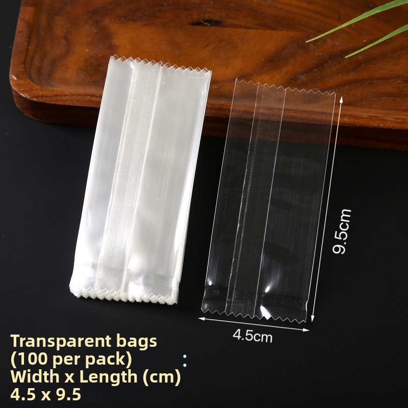 Pungi transparente cu sigilare centrală pentru alimente - sigilare termică, material compozit, mai multe seturi