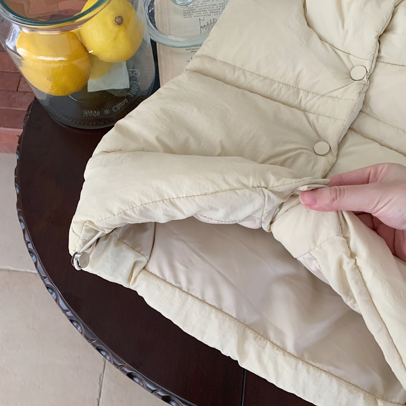 Dječja zimska kardigan-vesta, unisex, bez rukava, prednje kopčanje s jednim redom gumba, 100% najlon, mekan dodir