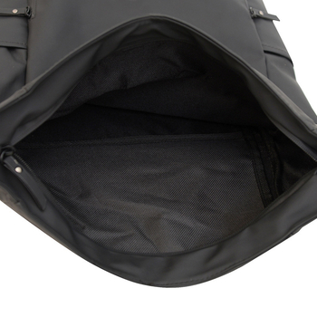Ruksak za prijenosno računalo s roll-top zatvaranjem i vodootpornim PU, za poslovna putovanja, gradski minimalistički stil (20-35L, kompatibilan s 15-inčnim laptopom, trake s zračnim jastukom)
