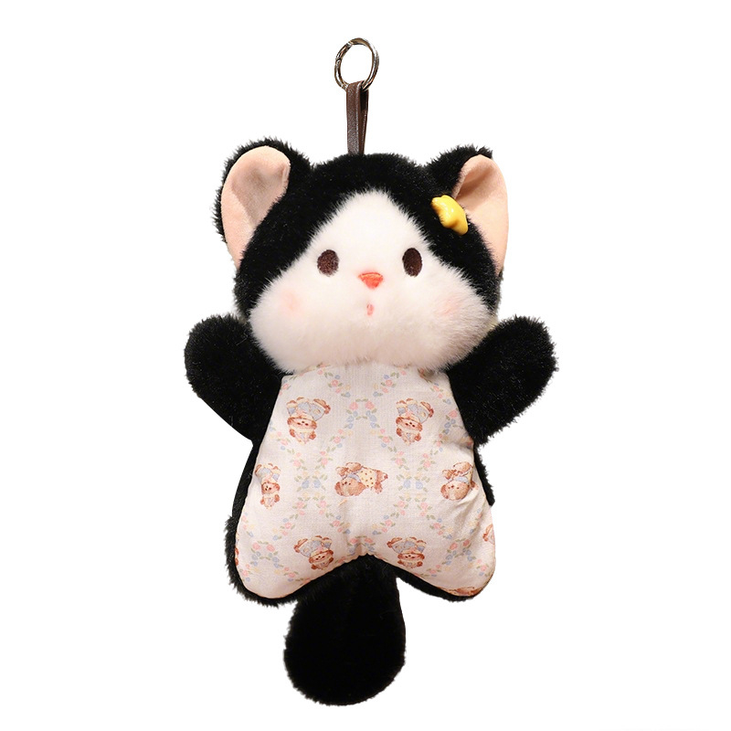 Котешка плюшена играчка в стил bean bag XB-95, персонализируема по изображение, пълнител PP памук, полиестерно влакно