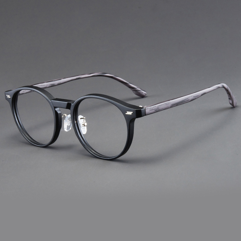 Очила за четене с анти-синя светлина, кръгли рамки, пълен корпус, ретро стил, есен 2025