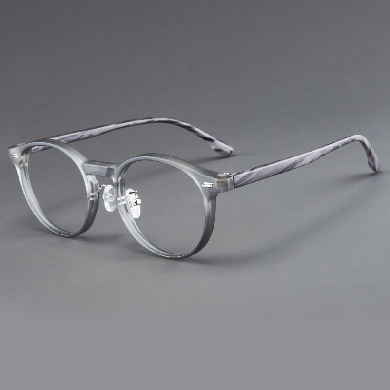 Очила за четене с анти-синя светлина, кръгли рамки, пълен корпус, ретро стил, есен 2025