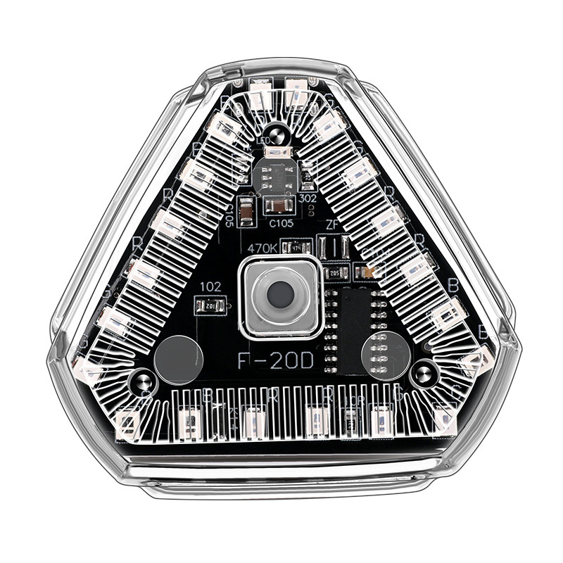 MS-045 strob svjetlo stražnje svjetlo za električna vozila i kamione, 3W, 5V, 0.2A, PC plast