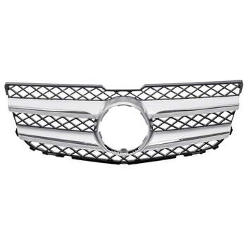 Grila za Mercedes-Benz GLK-Class X204 (2013-2015), ABS plastika, montaža na branik, OEM-stil, Dio broj Jxh-bzglk-014