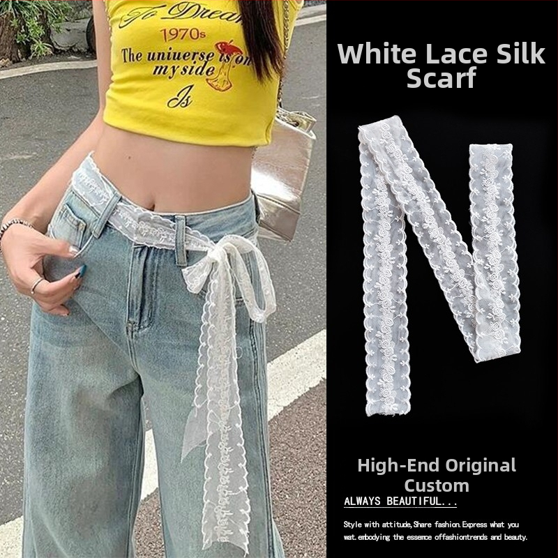 Pojas s leopardim uzorkom, kopča od nehrđajućeg čelika, kopčanje šnurskim zatvaranjem, tanka širina (<2 cm), Materijal: Drugo, Proljeće/Ljeto 2025