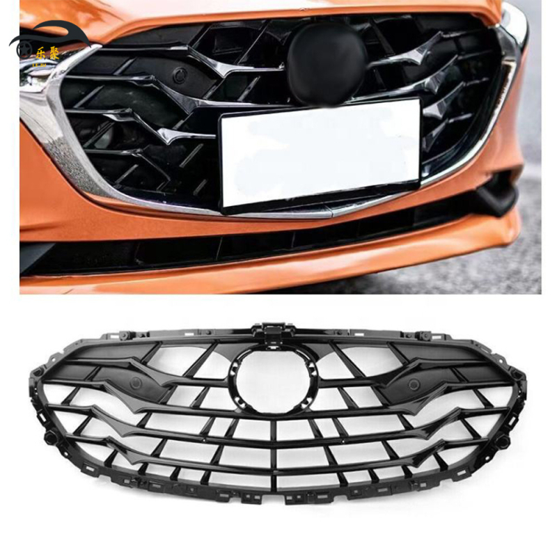 Prednja mreža s mrežom za Mazda 3 Axela (2020-2022) – ABS plast, montaža na branik, težina 3,5 kg