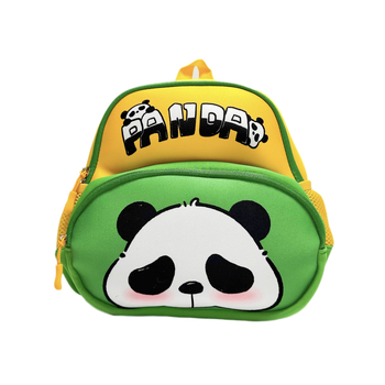 Dječji školski ruksak s Panda uzorkom, unisex, prozračan, ultra lagan, zatvaranje na zip, kapacitet ispod 20 L
