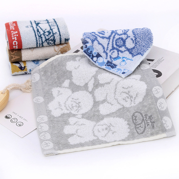 Detská osuška s karikatúrnymi zvieratami, 32S bavlna, ľahká, hmotnosť pod 50 g, tlač loga k dispozícii