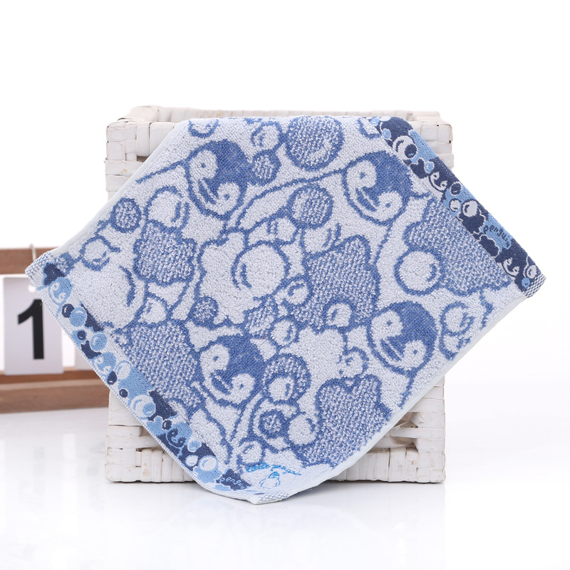 Detská osuška s karikatúrnymi zvieratami, 32S bavlna, ľahká, hmotnosť pod 50 g, tlač loga k dispozícii