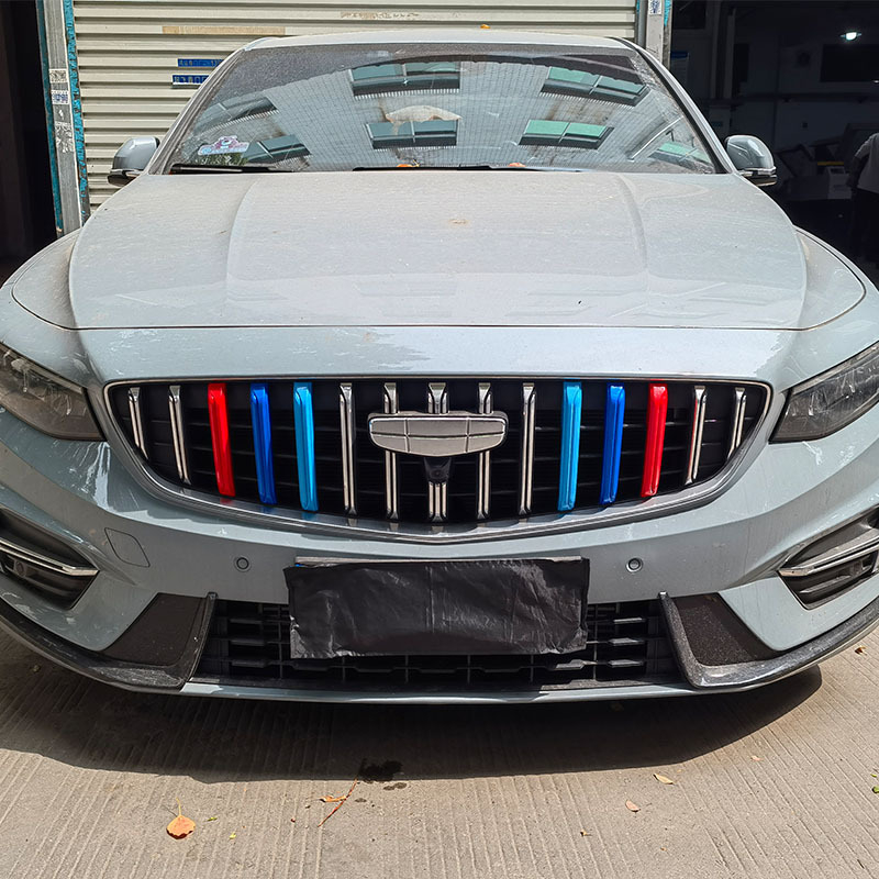 Geely Xingrui trobojni dekorativni trake za rešetku — prilagodljive vanjske dekorativne trake, kompatibilne s Xingrui, podržane od originalne tvornice