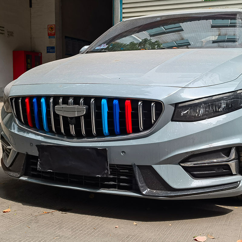 Geely Xingrui trobojni dekorativni trake za rešetku — prilagodljive vanjske dekorativne trake, kompatibilne s Xingrui, podržane od originalne tvornice