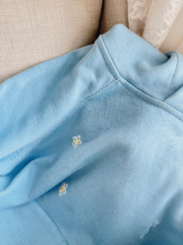 Poetry 100% pamut két részes kapucnis pulóver és nadrág szett gyerekeknek, hosszú ujjú, tavasz 2025