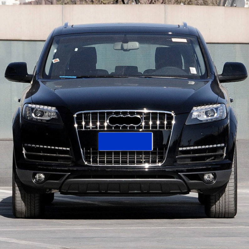 Prednja rešetka branika za Audi Q7, ABS plast, za ugradnju u prednji branik, kompatibilno s Q7 (2010-2015), automatski mjenjač