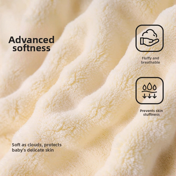 Drizzle utierka na tvár pre deti a batoľatá z korálového fleecu, 150D Cut Velvet, 50-80 g