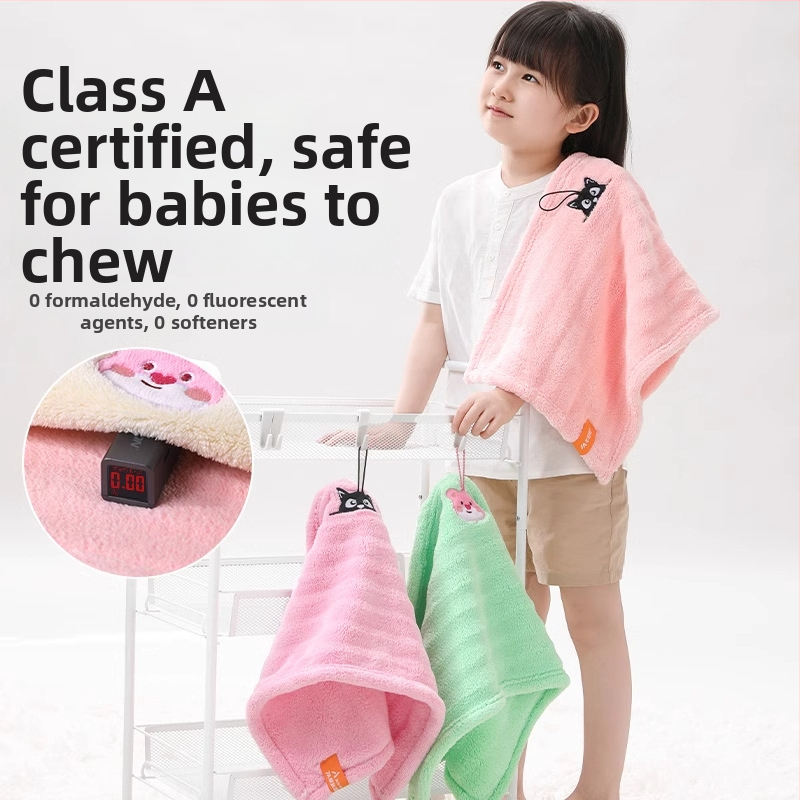 Drizzle utierka na tvár pre deti a batoľatá z korálového fleecu, 150D Cut Velvet, 50-80 g