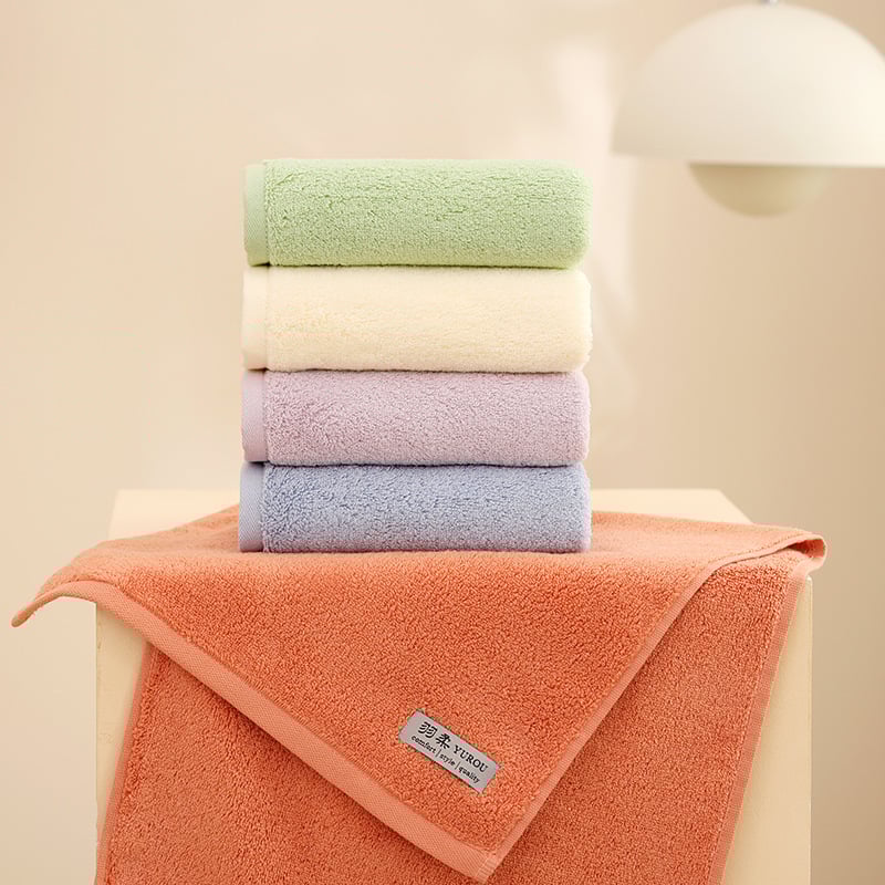 100–120 g súlyú 100% pamut arc-törölköző babáknak és felnőtteknek, sík szövésű, 24S ultra-puha fonal