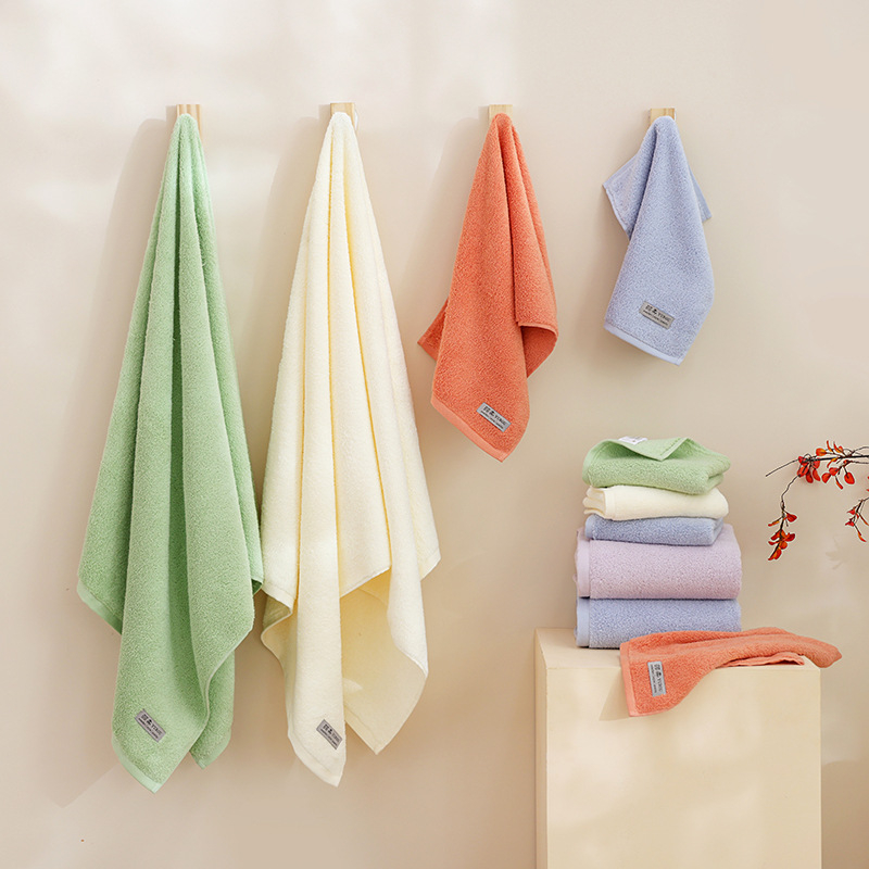 100–120 g súlyú 100% pamut arc-törölköző babáknak és felnőtteknek, sík szövésű, 24S ultra-puha fonal