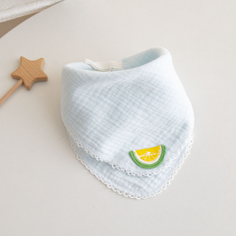 Pamukova maramica za sline za bebe – karirani uzorak, >95% pamuk, topla funkcija, za dob 0–1 godina